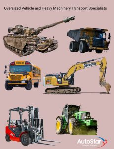 Oversized Vehicle and heavy machinery shipping experts