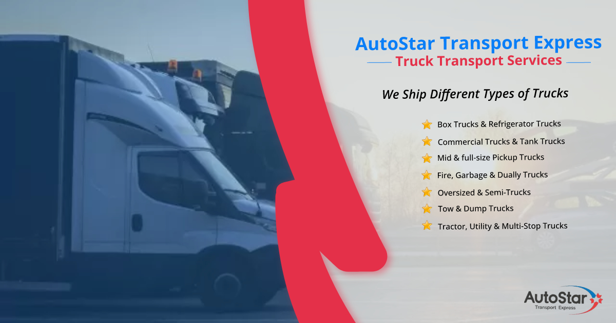 we are experts in truck transport services
