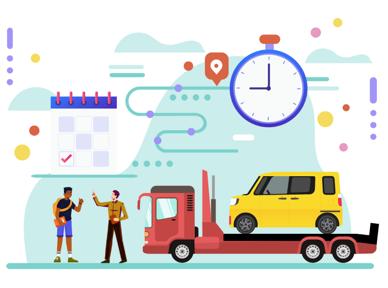 How long does it take to ship a car