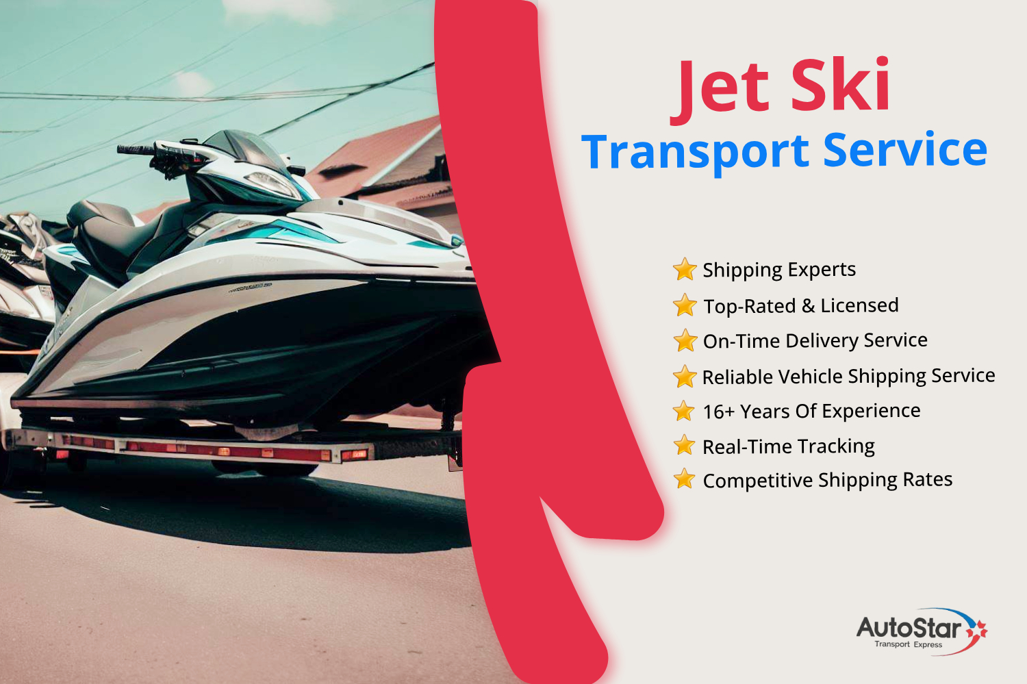 Jet ski transport services