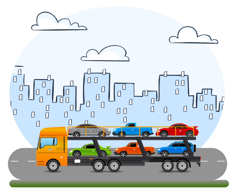 What defines car hauling