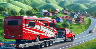 Tesla Transport a Car Across Country