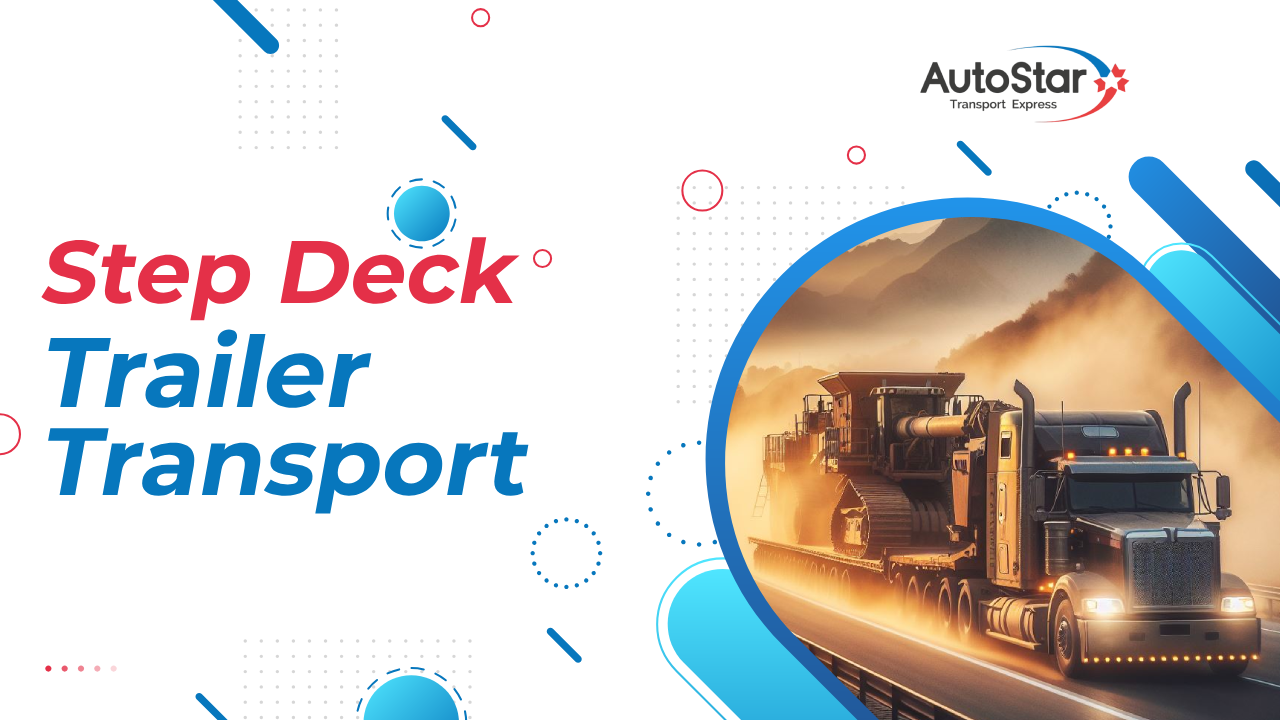 Step Deck Trailer Transport