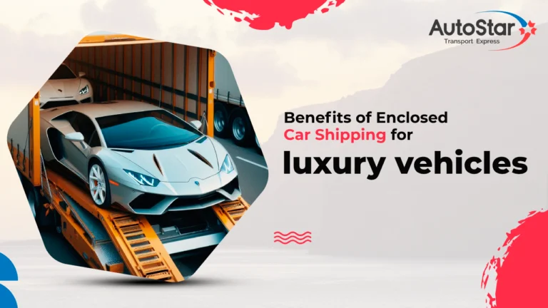 What are the main benefits of enclosed car shipping for luxury vehicles?