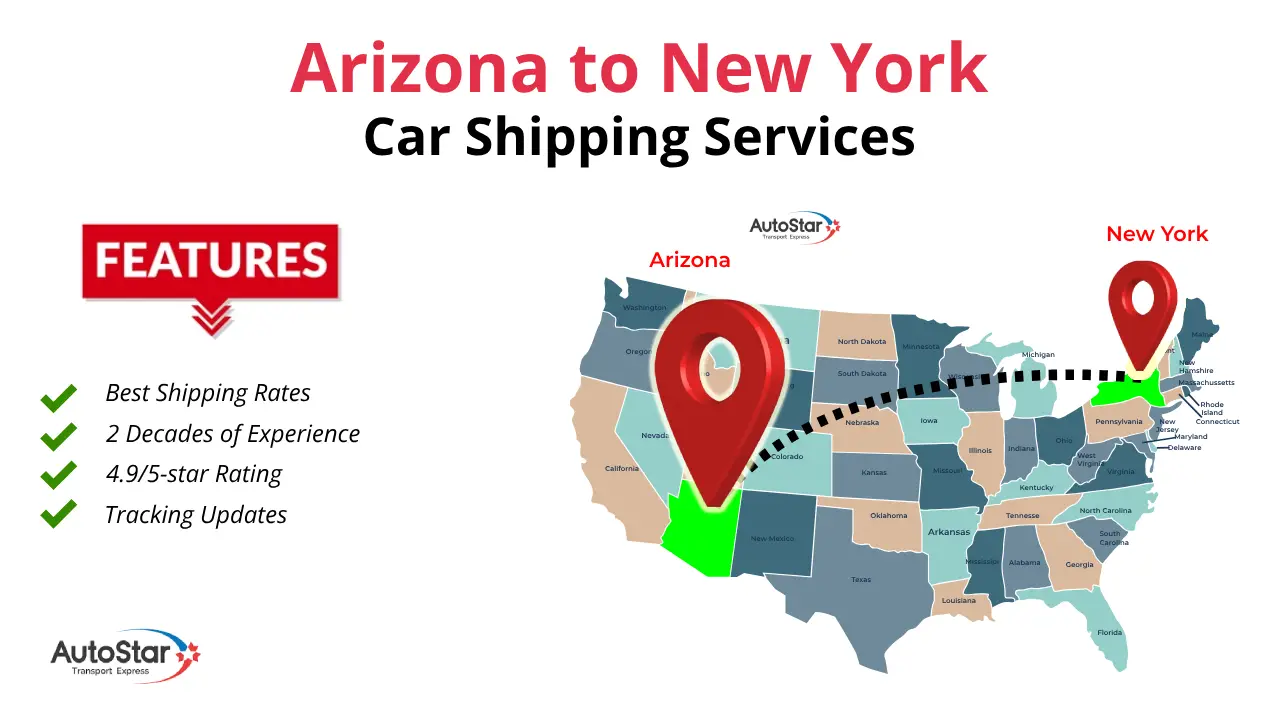 Arizona to New York Car Shipping Services