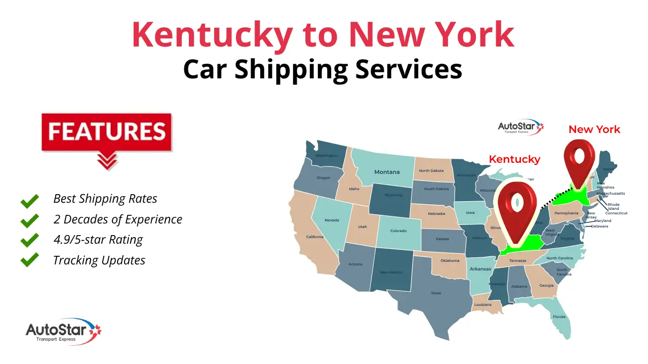 Kentucky to New York Car Shipping Services