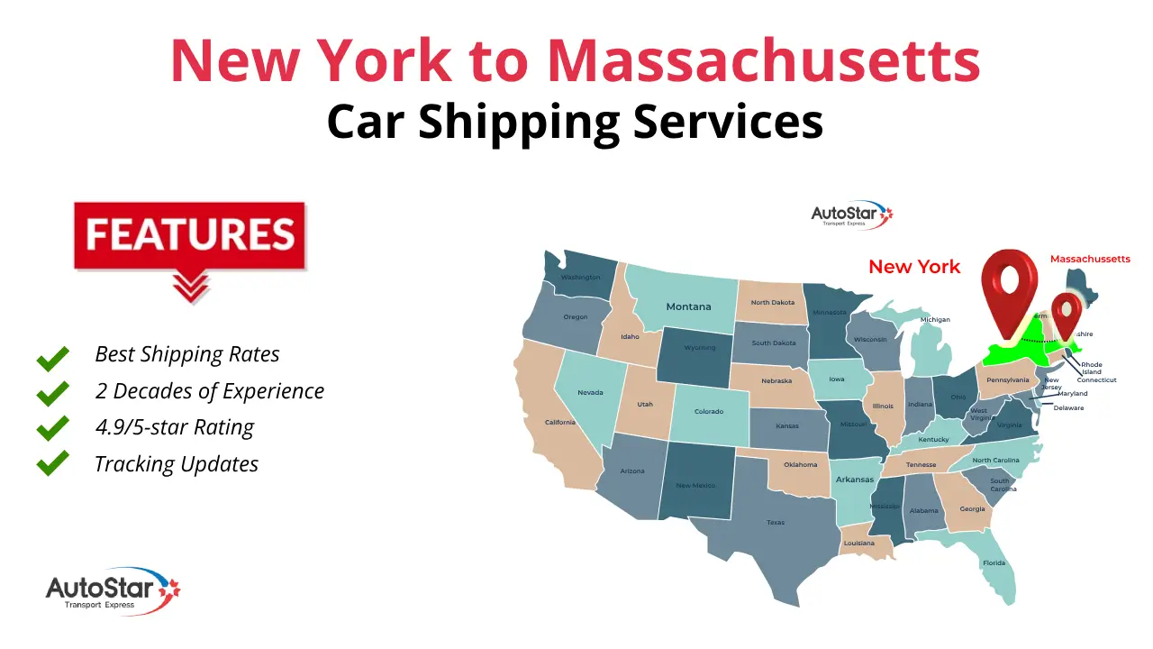 New York to Massachusetts Car Shipping Service by AutoStar Transport Express