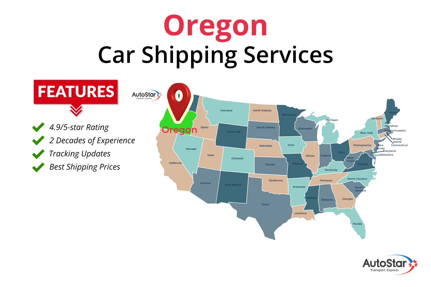 Oregon Car Shipping Services 