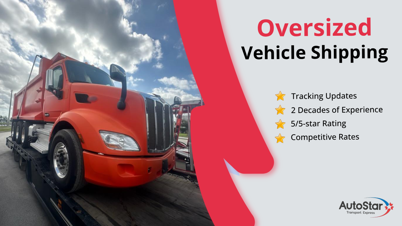 oversized vehicle transport services at AutoStar Transport Express Heavy vehicle transport specialists AutoStar Transport Express