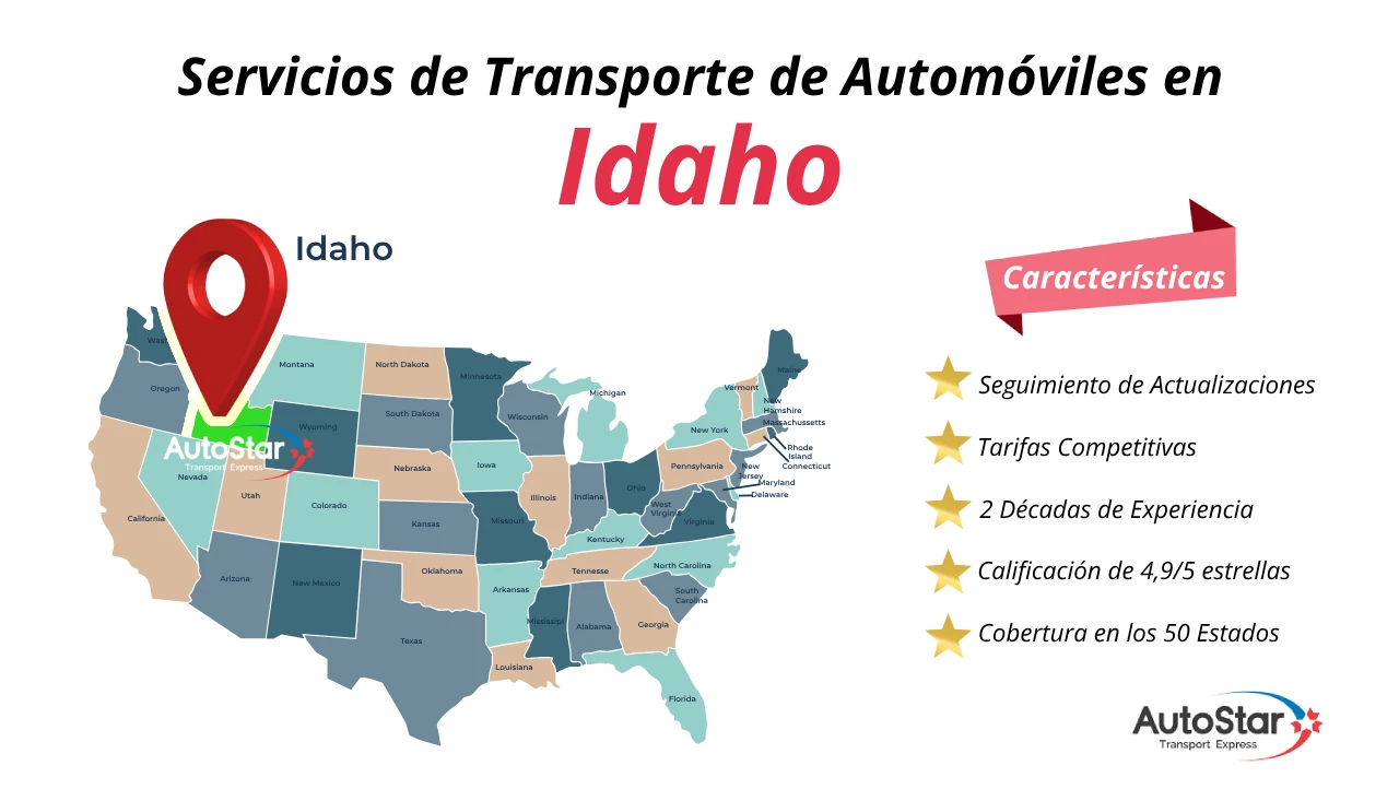 Servicios de Transporte de Automóviles en Idaho