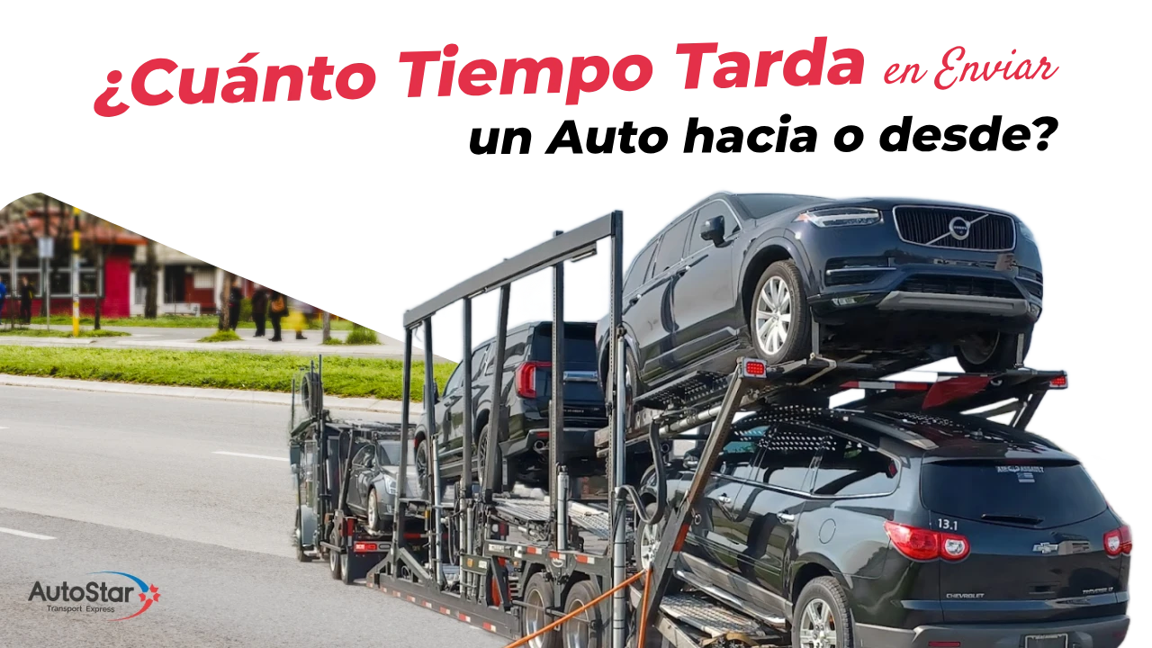 ¿Cuánto tiempo tarda en enviar un auto hacia o desde Florida?