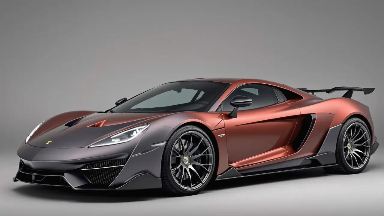 High-end luxury car with sleek styling and premium features