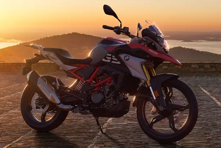 BMW G310GS adventure motorcycle with off-road capability