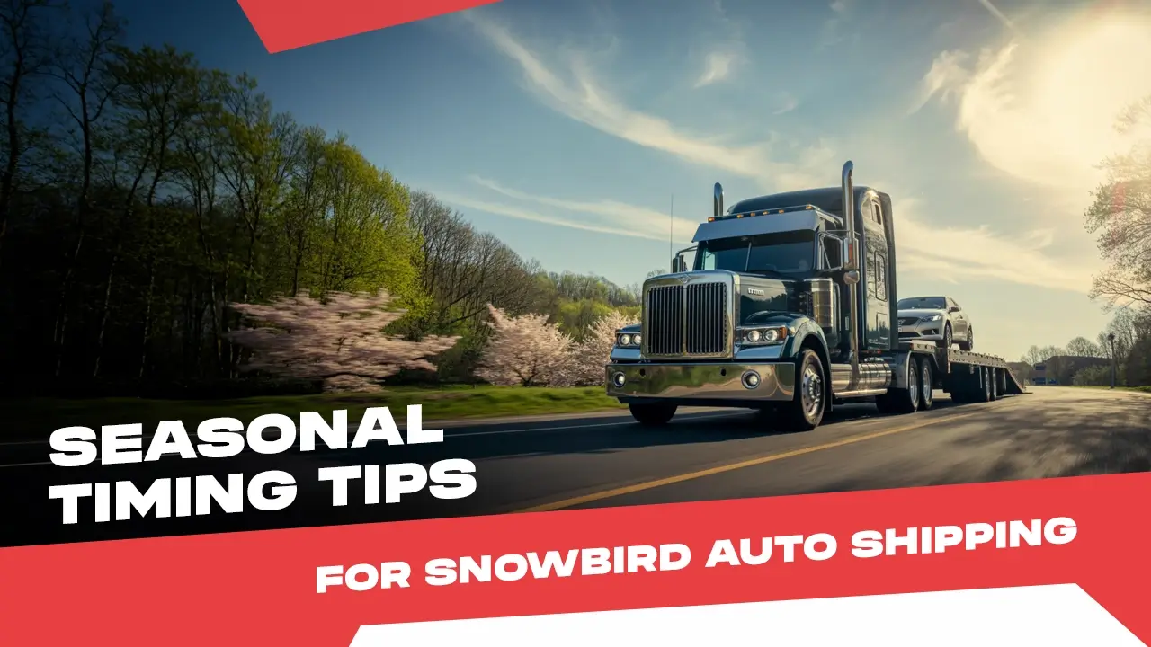 Seasonal Timing Tips for Snowbird car transport