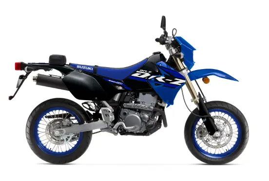 Suzuki DR-Z400SM supermoto with spoked wheels 