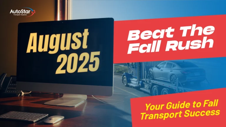 Smart traveler shipping car in August 2025 to avoid peak season delays and high costs
