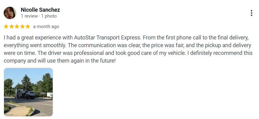 Screenshot of a Google review highlighting our responsive customer service.