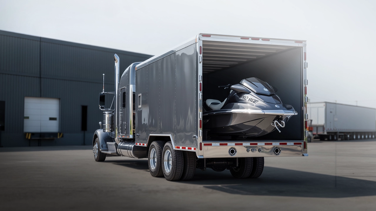 Enclosed Jet Ski Transport Service