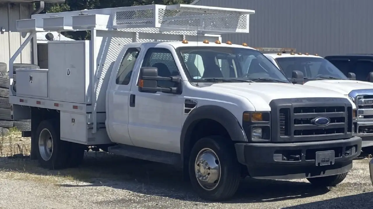 Ford F 550 with Lock Boxes and Carrier