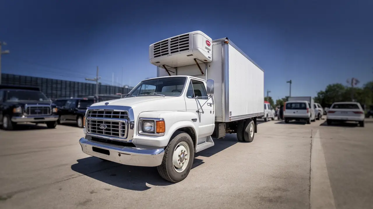 Ford F 650 with Refrigerated Box