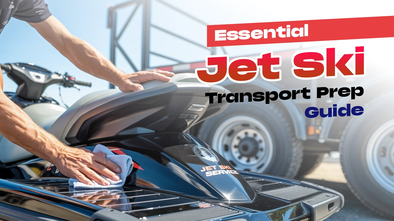 Jet ski transport preparation tips and checklist