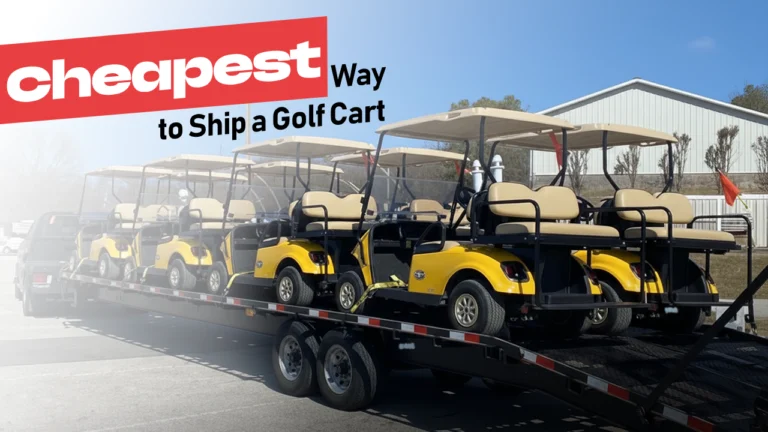 cheapest way to ship a golf cart