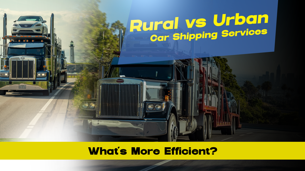 Rural vs Urban Car Shipping Services: What’s More Efficient?